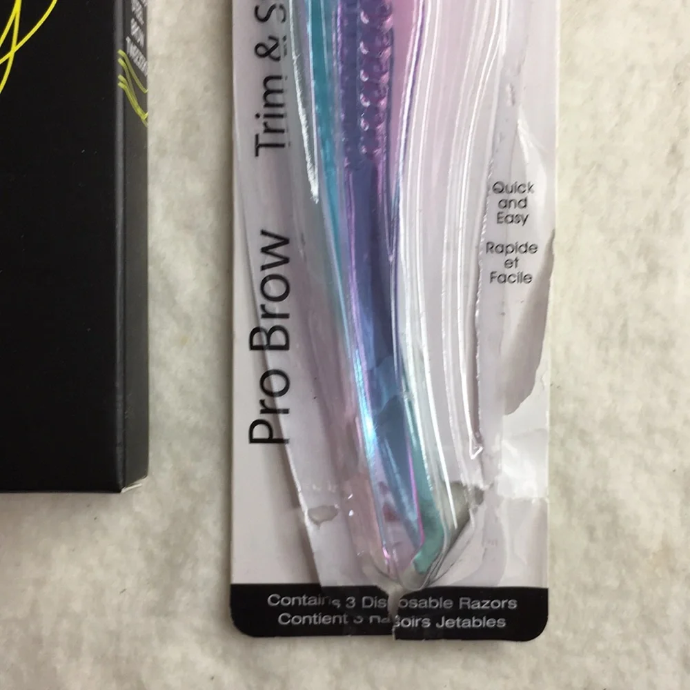 New Bundle Of 2 Arches & Halos Brow Tweezers & Ardell 3pk Trim & Shape